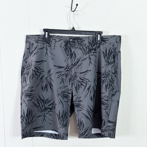 Travis Mathew you won’t shorts grey pattern golf performance lightweight 38 new - Picture 1 of 5